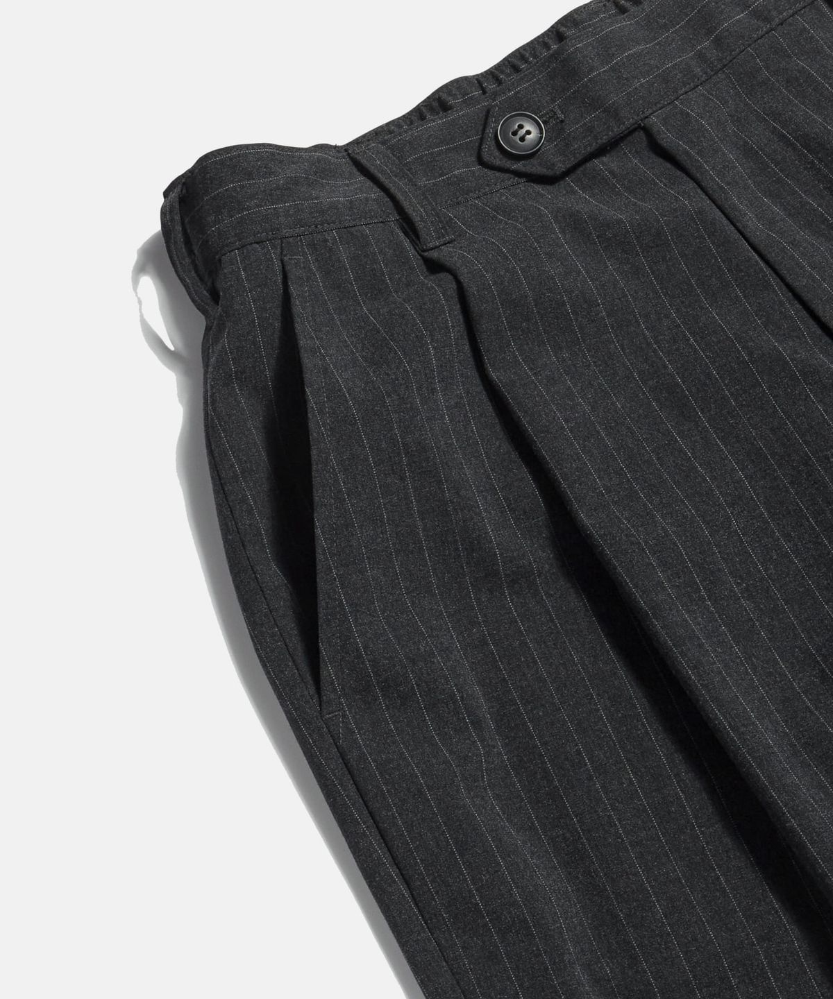 에스피오나지(ESPIONAGE) Stripe Easy Slacks Pants Charcoal