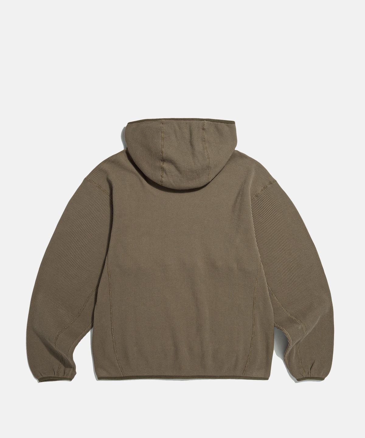 에스피오나지(ESPIONAGE) Utility Waffle Hoodie Taupe