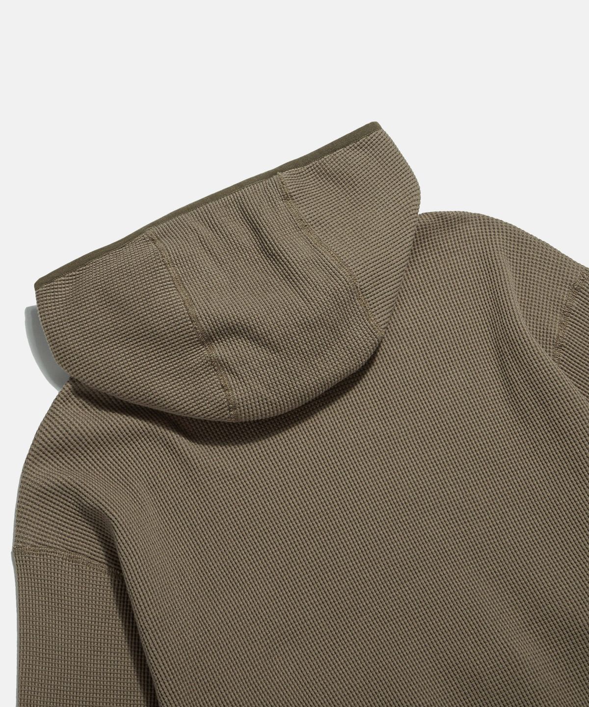 에스피오나지(ESPIONAGE) Utility Waffle Hoodie Taupe