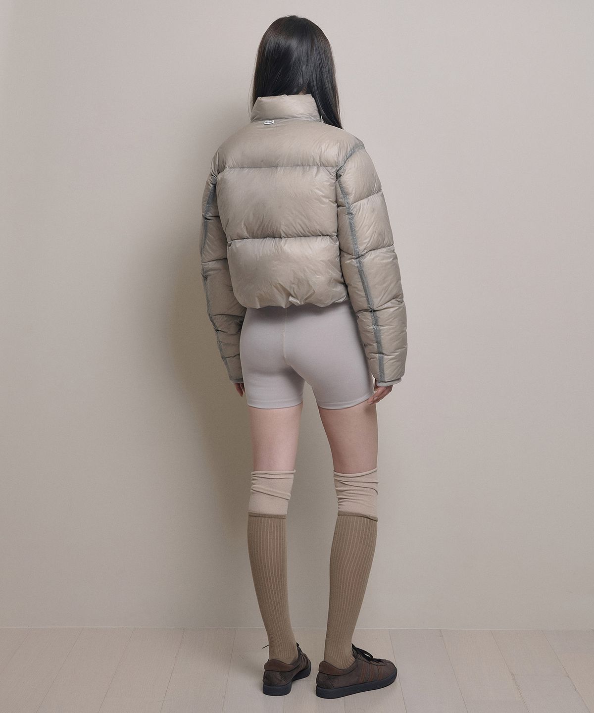 아워쉐입(OURRSHAPE) Layered Socks - Muted Beige