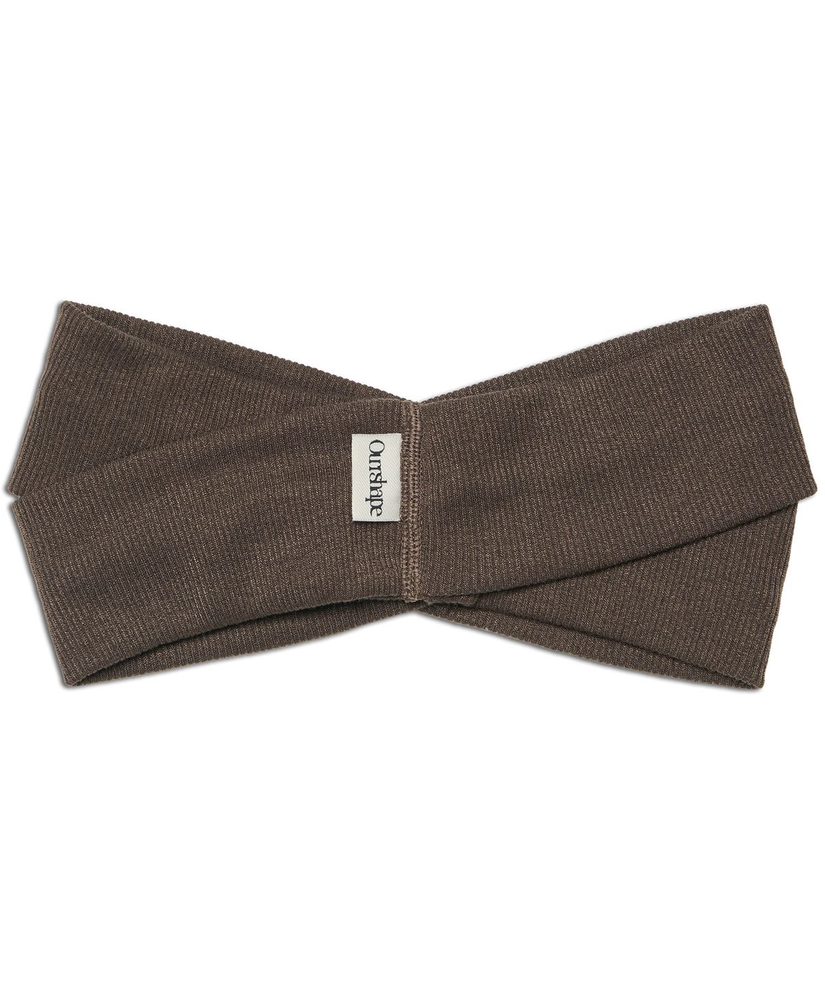 아워쉐입(OURRSHAPE) Cross Ribbed Headband - Brown