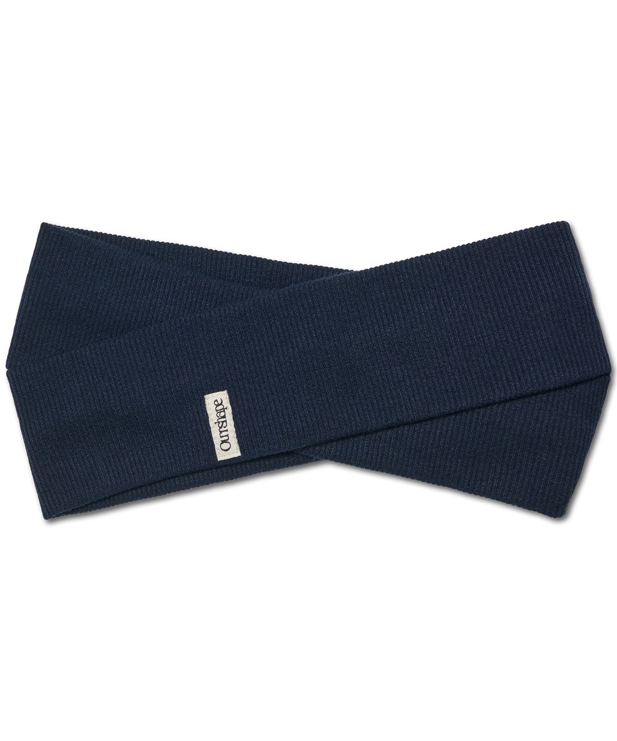 아워쉐입(OURRSHAPE) Cross Ribbed Headband - Dark Navy