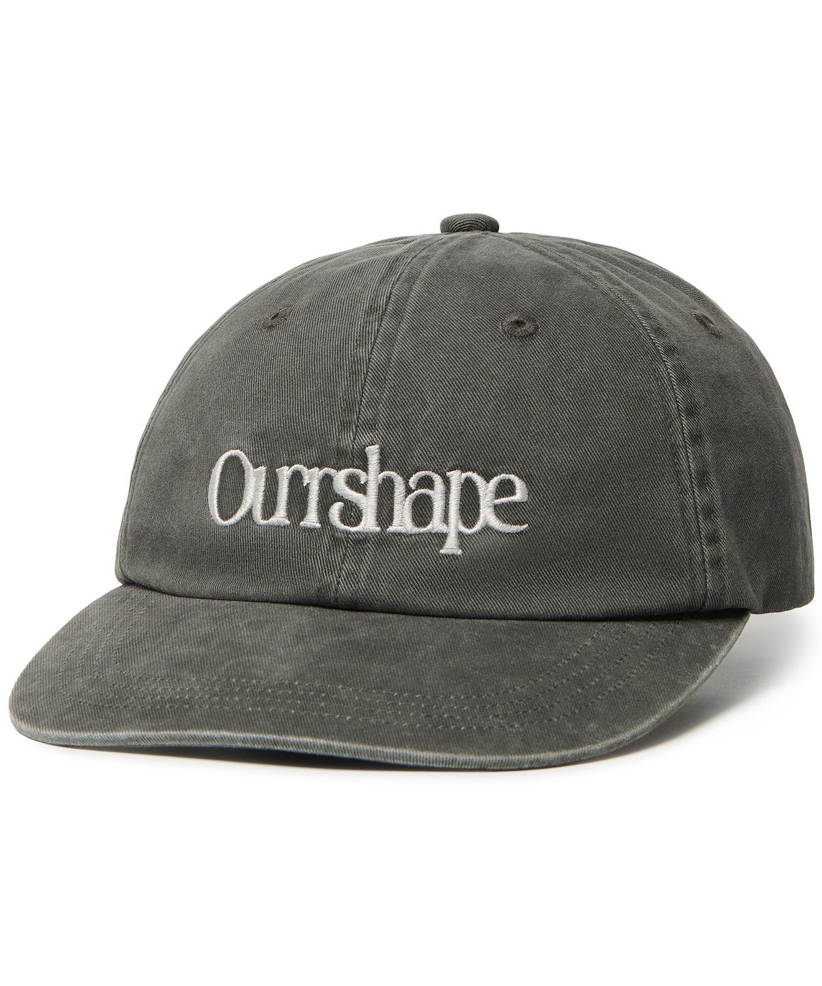 아워쉐입(OURRSHAPE) Ourrshape Logo Washed Ballcap - Charcoal
