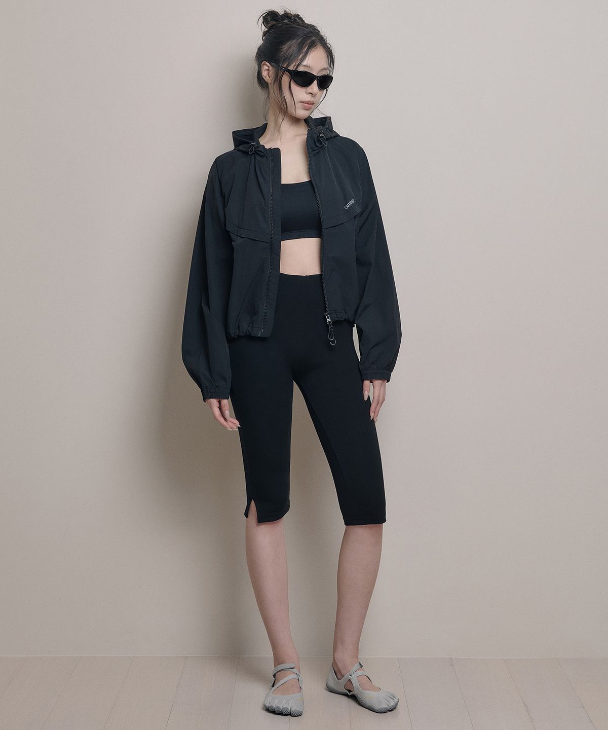 아워쉐입(OURRSHAPE) Aero Mesh Windshell - Black