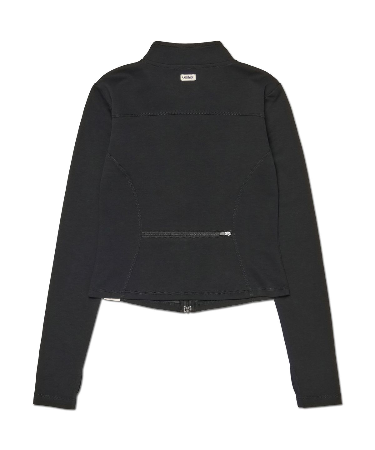아워쉐입(OURRSHAPE) Relaxed Slim Zip-Up - Black