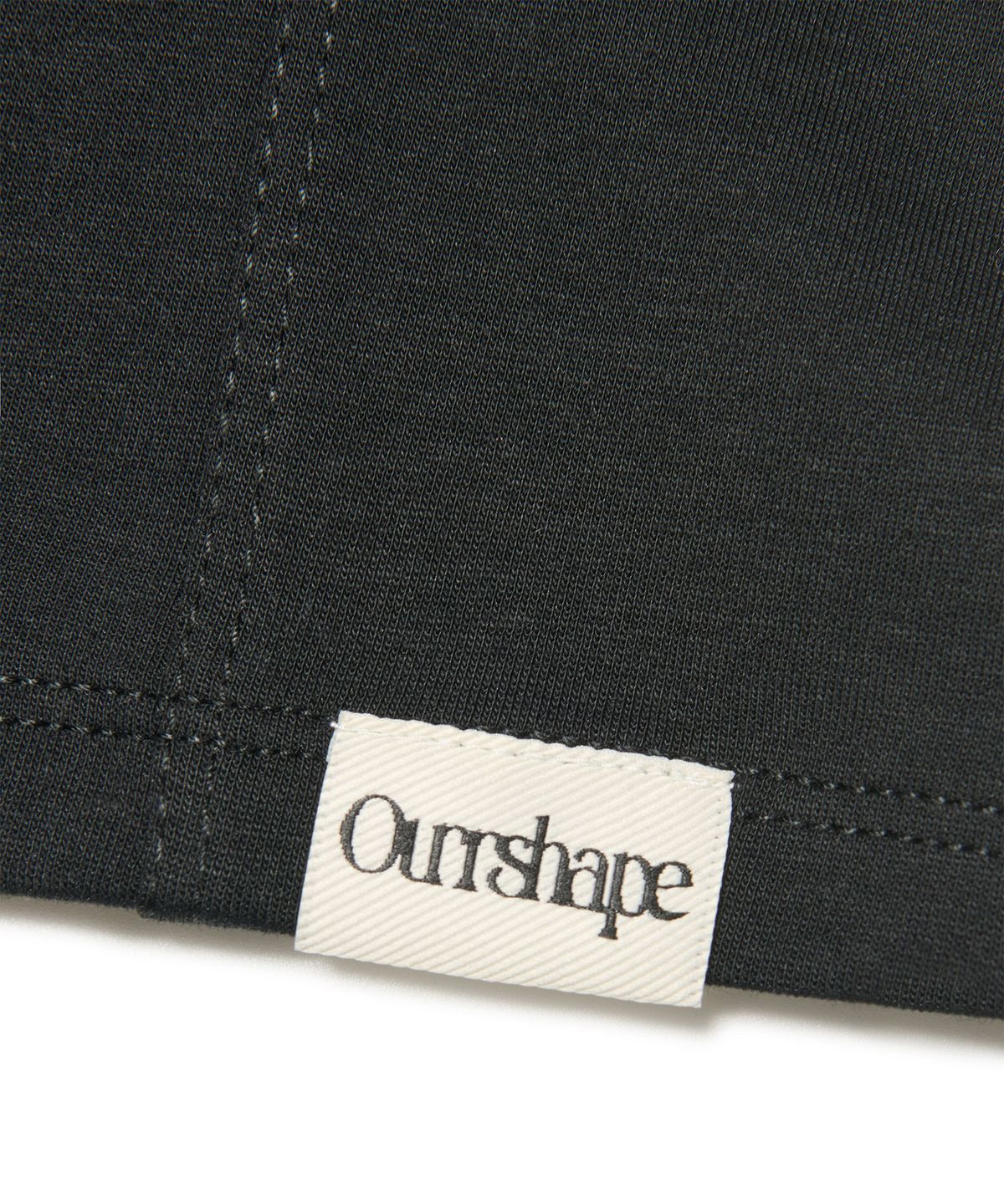 아워쉐입(OURRSHAPE) Relaxed Slim Zip-Up - Black