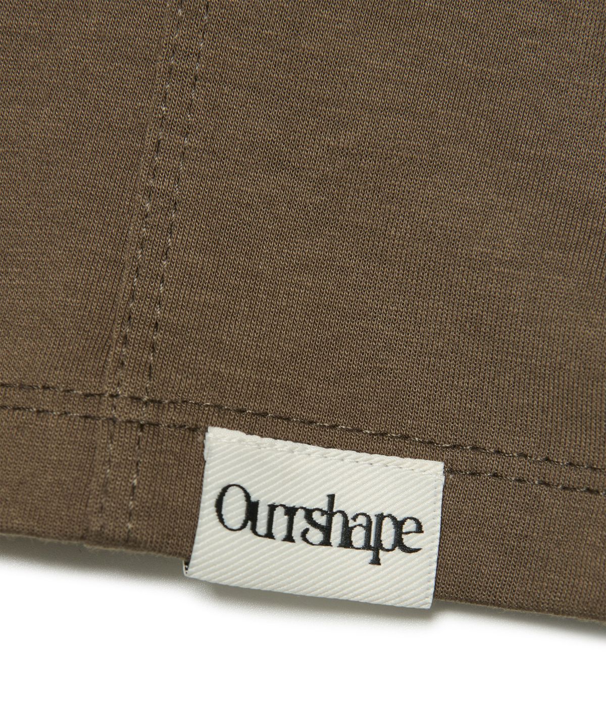 아워쉐입(OURRSHAPE) Relaxed Slim Zip-Up - Brown