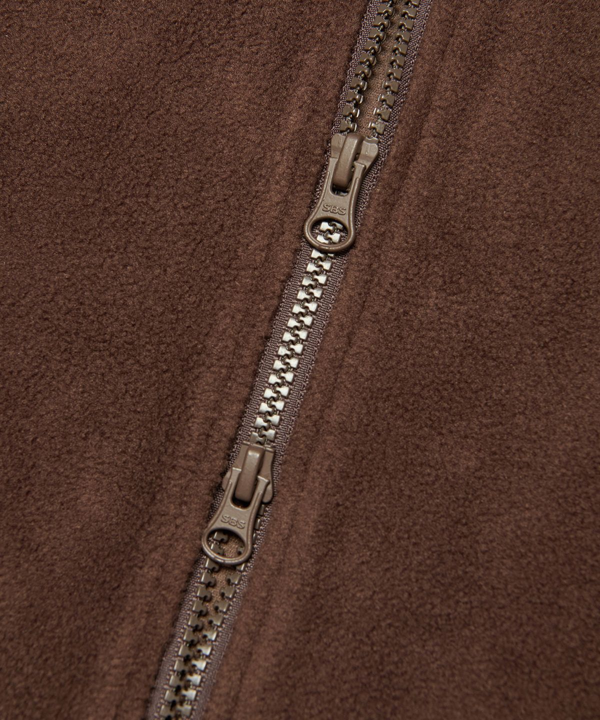 아워쉐입(OURRSHAPE) Over Shape Fleece Zip Up - Coffee Brown