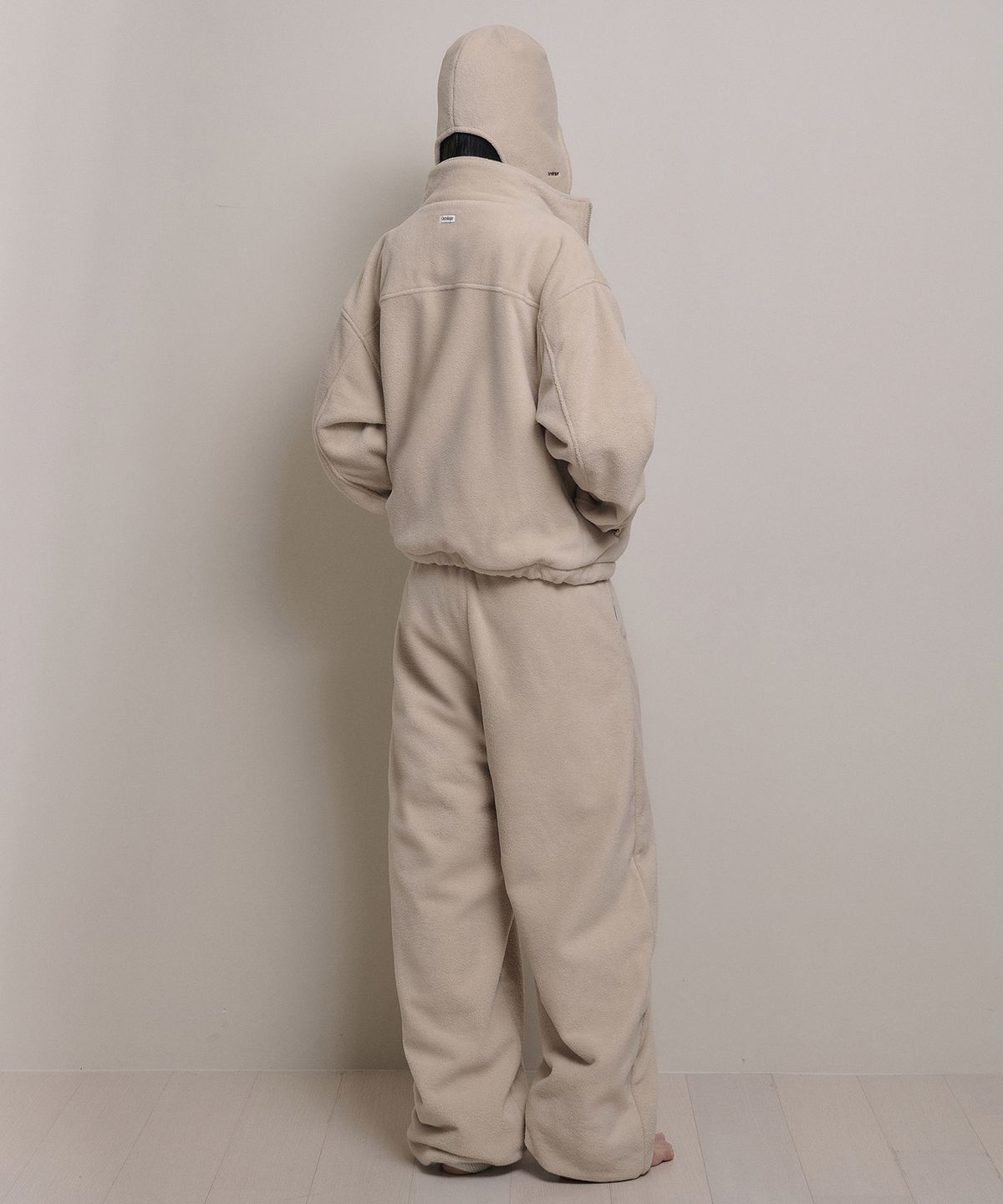 아워쉐입(OURRSHAPE) Over Shape Fleece Zip Up - Ivory