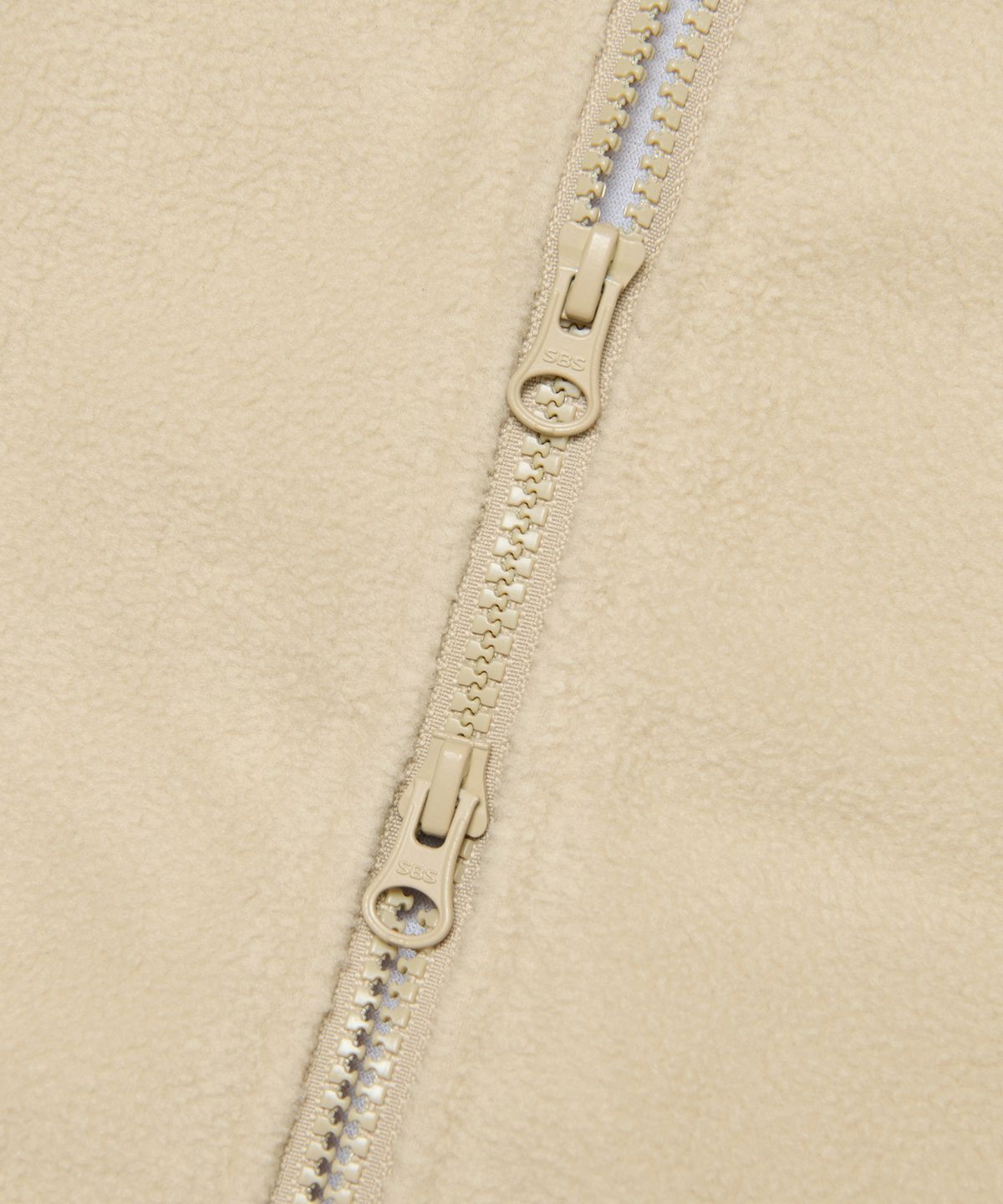 아워쉐입(OURRSHAPE) Over Shape Fleece Zip Up - Ivory