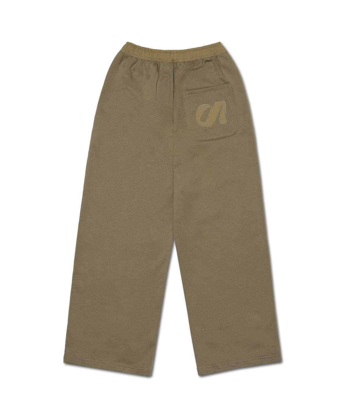 아워쉐입(OURRSHAPE) Woven Waist Sweat Pants - Khaki Brown