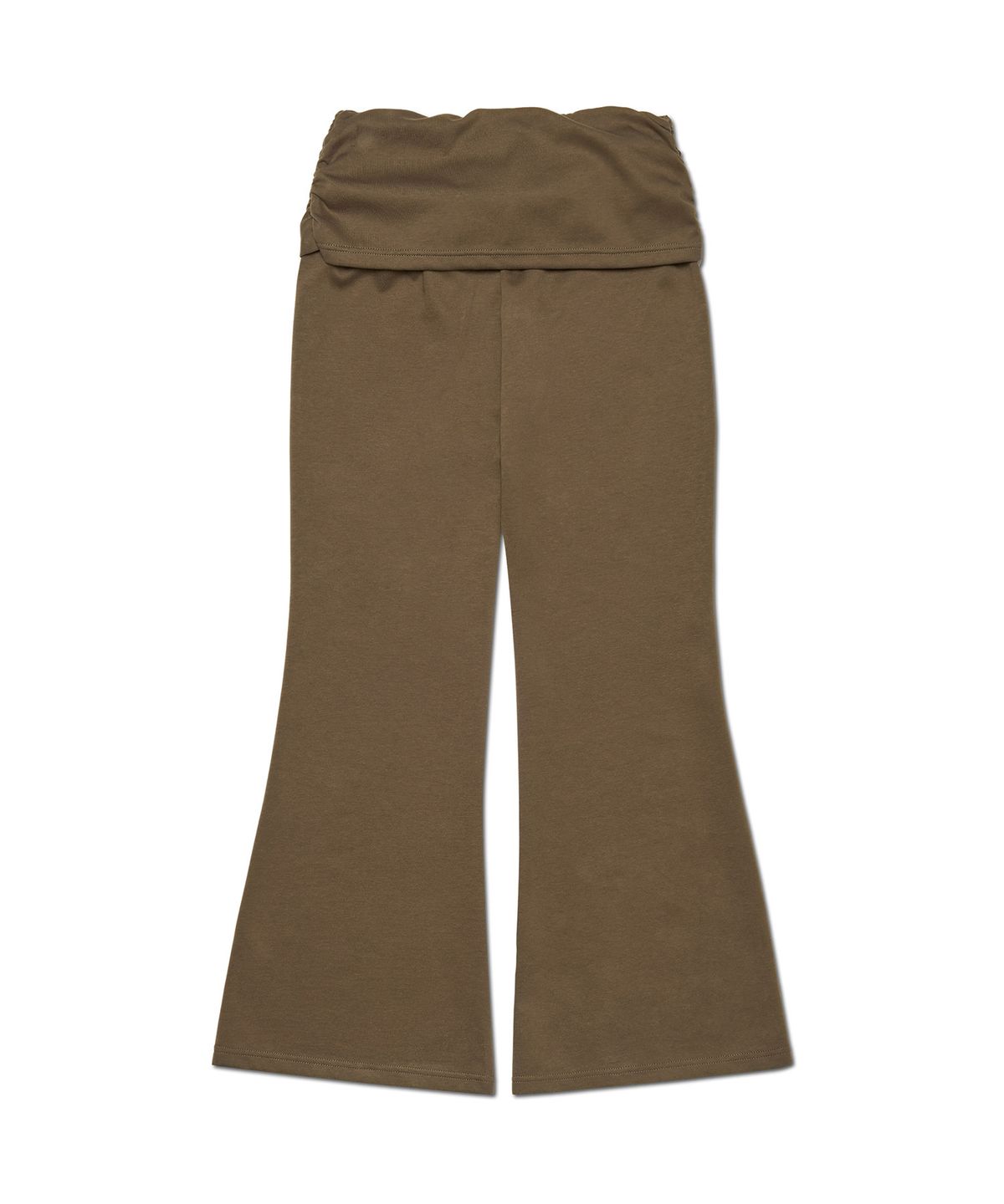 아워쉐입(OURRSHAPE) Tied Boots Cut Pants - Brown