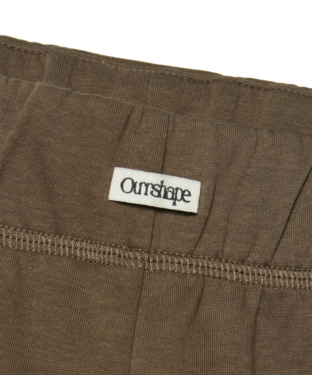 아워쉐입(OURRSHAPE) Tied Boots Cut Pants - Brown