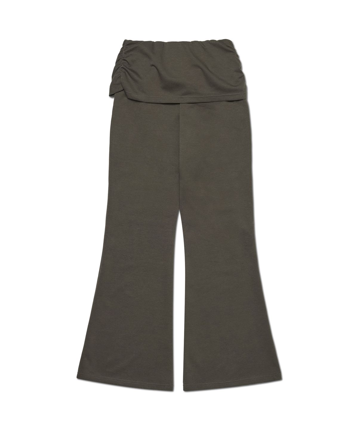 아워쉐입(OURRSHAPE) Tied Boots Cut Pants - Charcoal