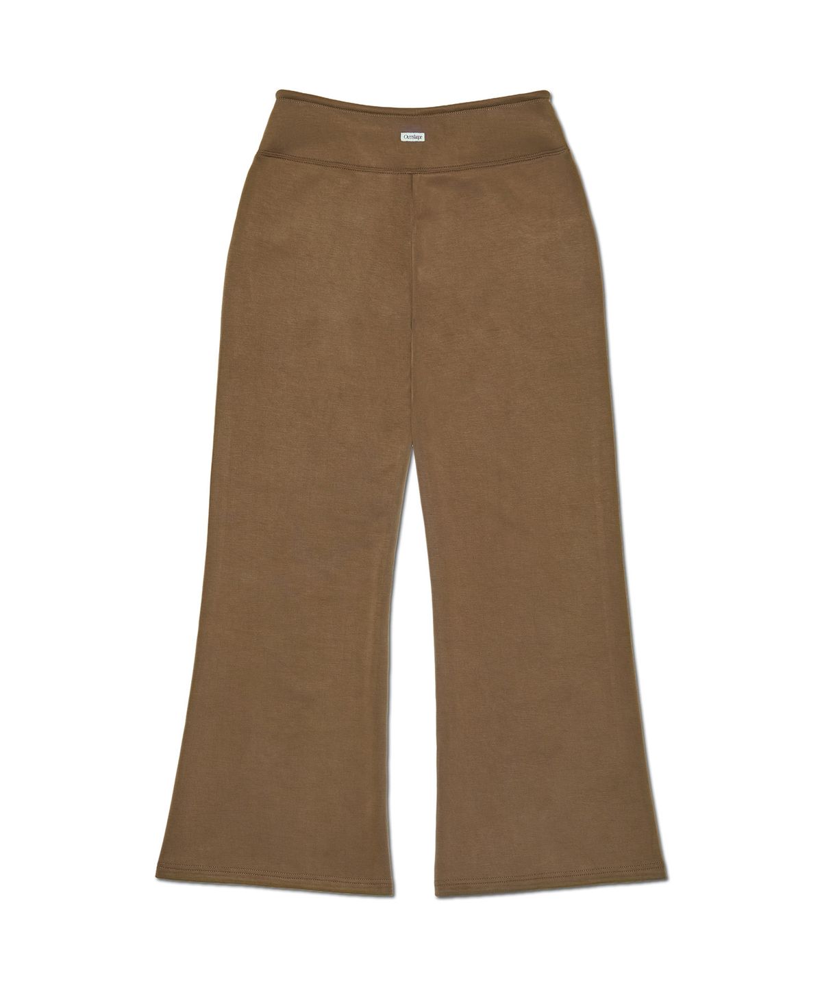 아워쉐입(OURRSHAPE) Wide Waist Straight Pants - Coffee Brown