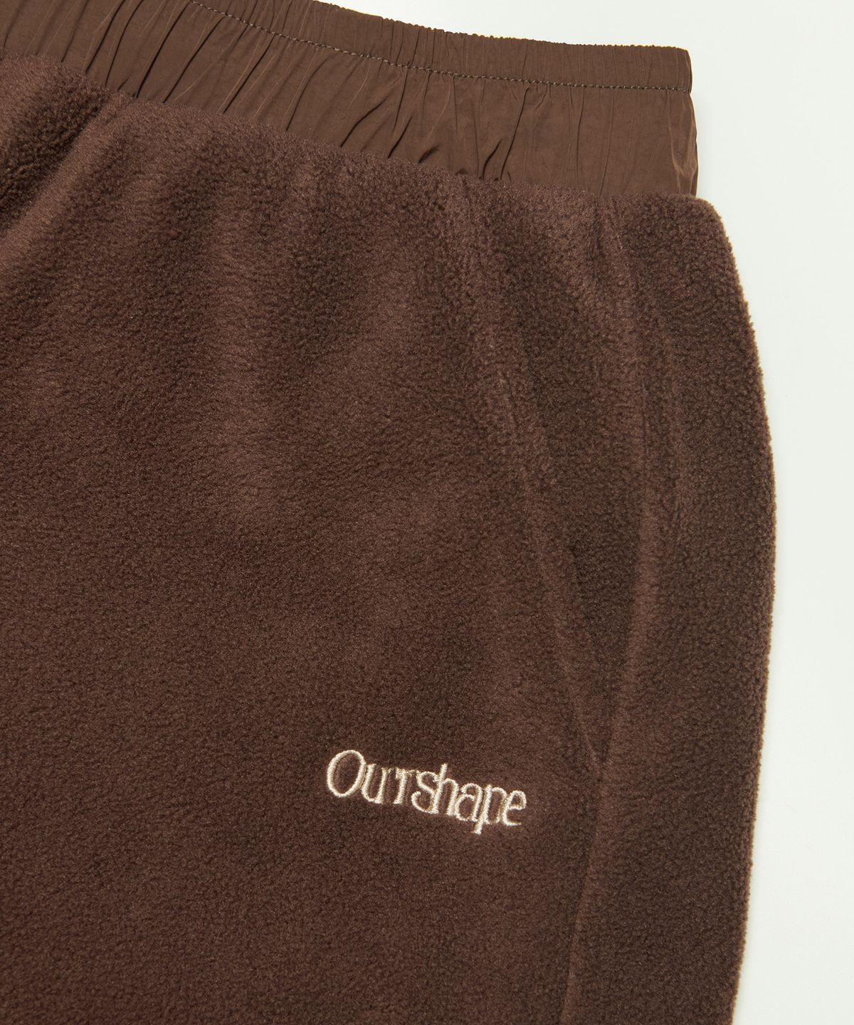 아워쉐입(OURRSHAPE) Over Shape Fleece Pants - Coffee Brown