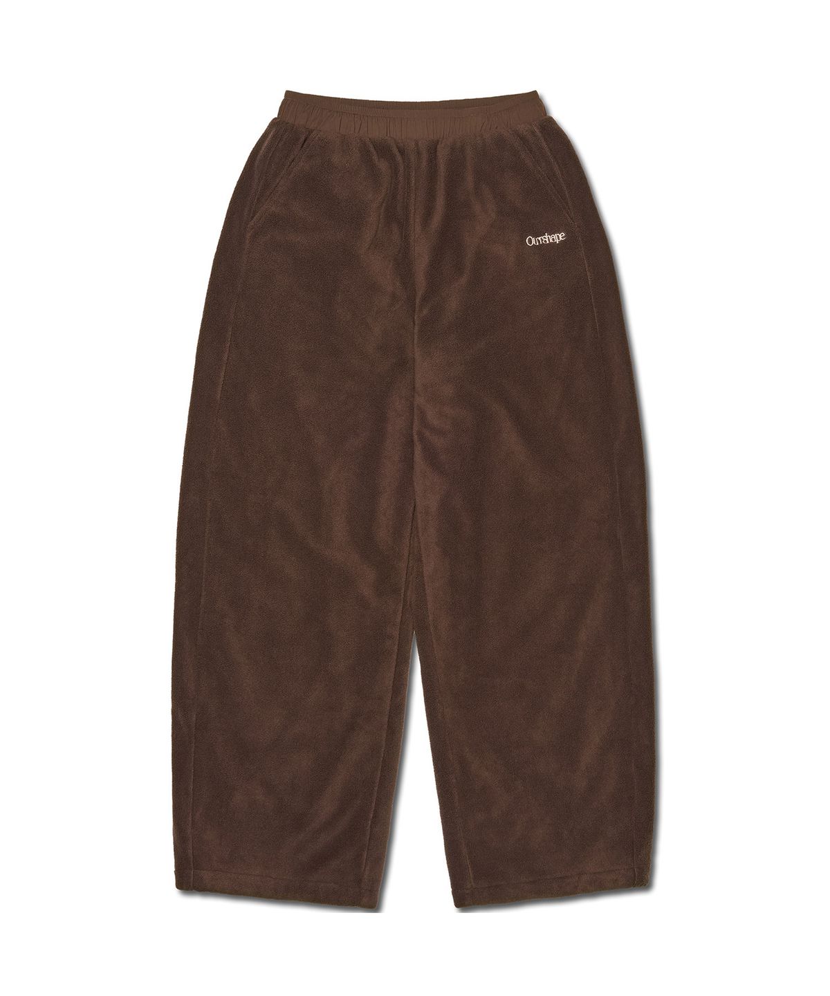 아워쉐입(OURRSHAPE) Over Shape Fleece Pants - Coffee Brown