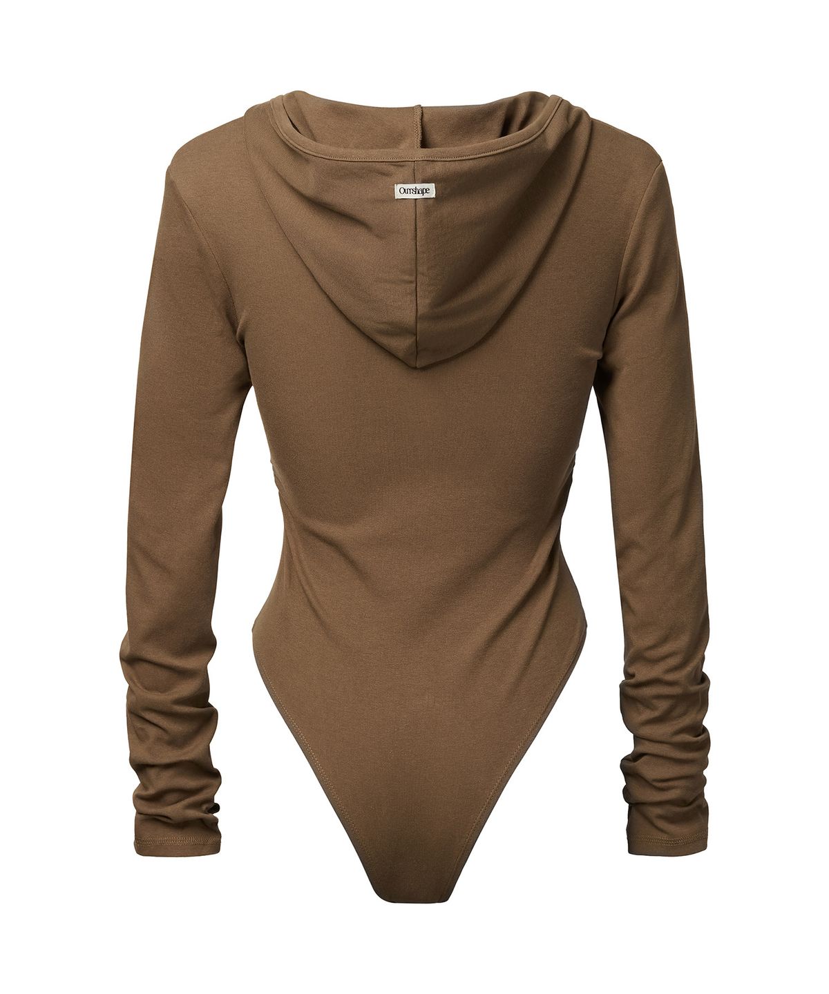 아워쉐입(OURRSHAPE) Hooded Body Suit - Coffee Brown