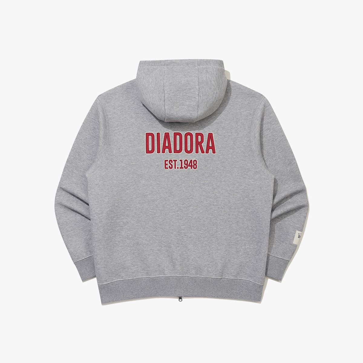 디아도라(diadora) 컴포트모션 후드 집업 자켓 MELANGE GREY