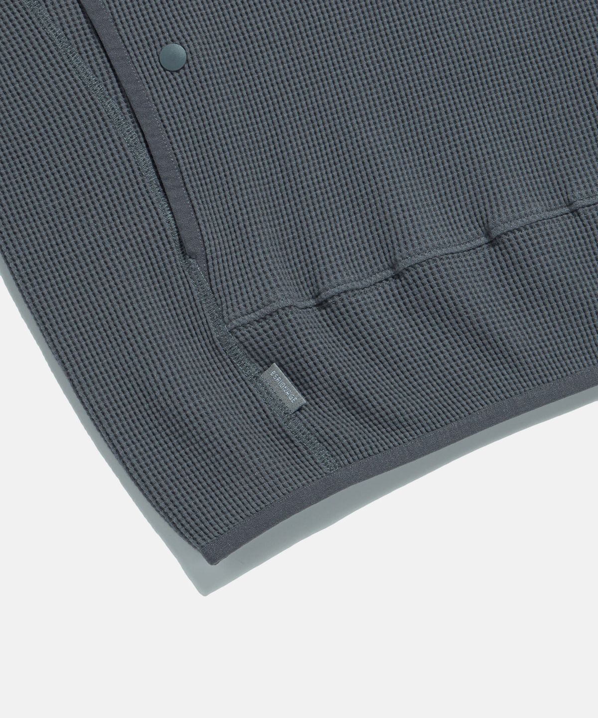 에스피오나지(ESPIONAGE) Utility Waffle Hoodie Slate