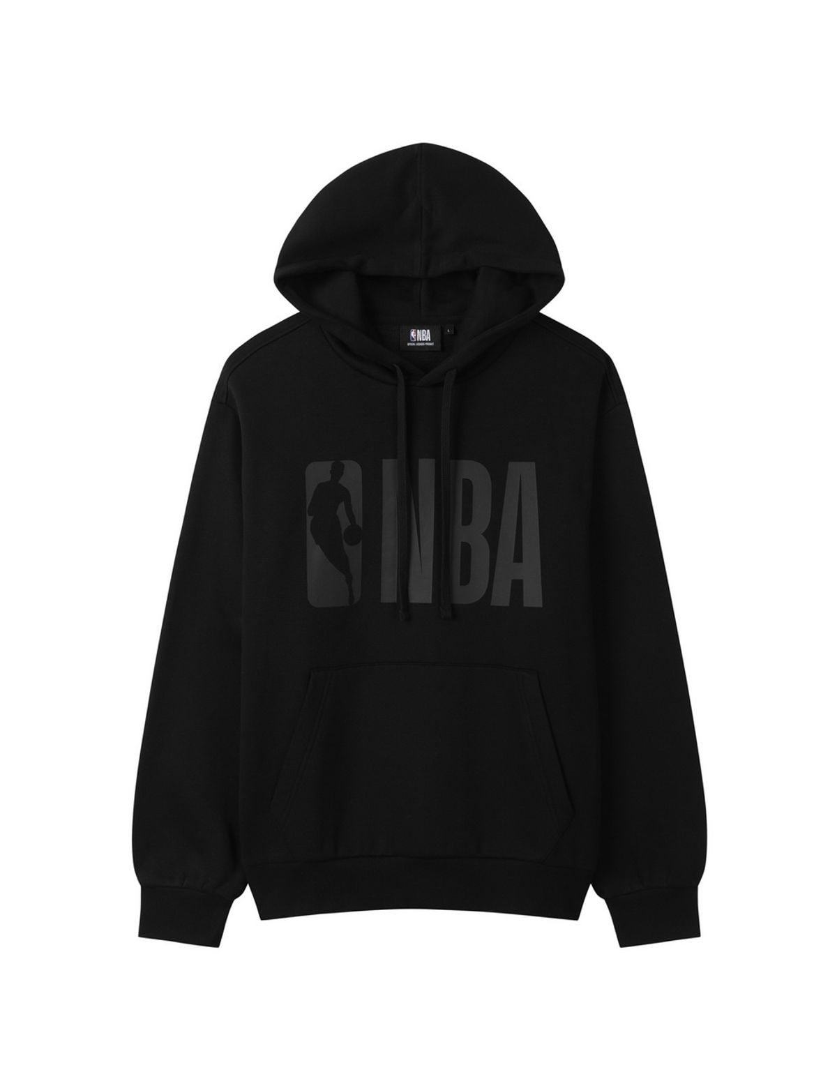 엔비에이(NBA) NBA 빅 로고 기모 후드 티셔츠 블랙