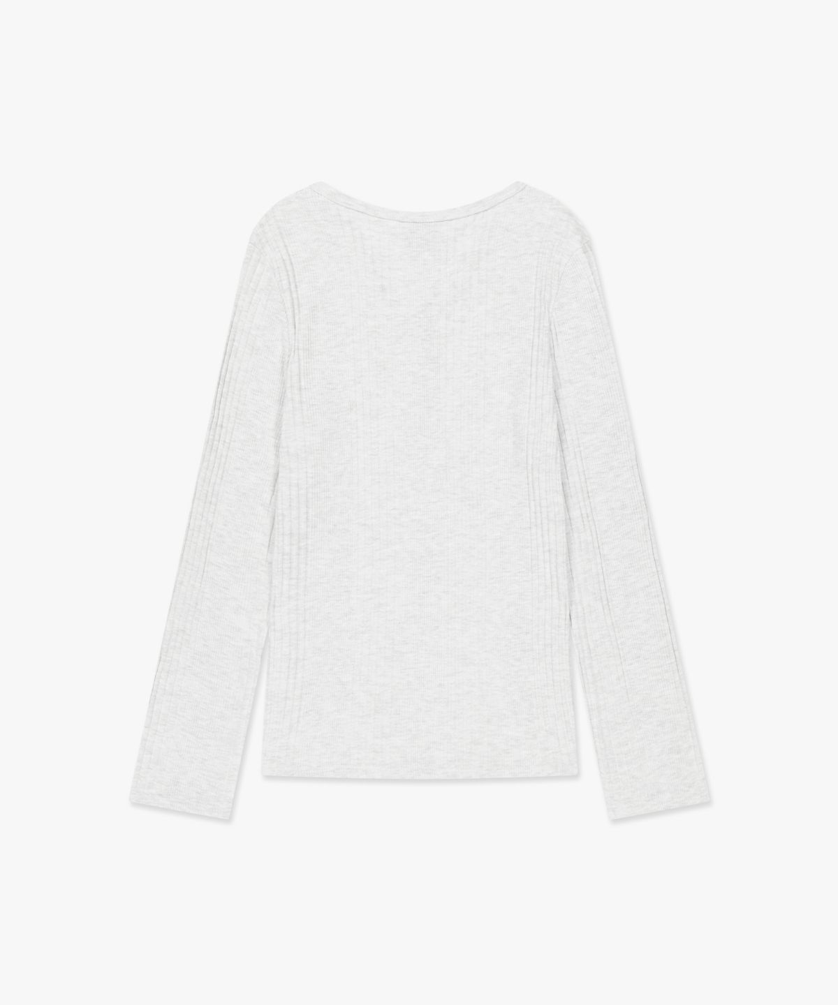 엘엠씨(LMC) WM GOTHIC LAYERED HENLEY NECK LONG SLV TEE light heather gray