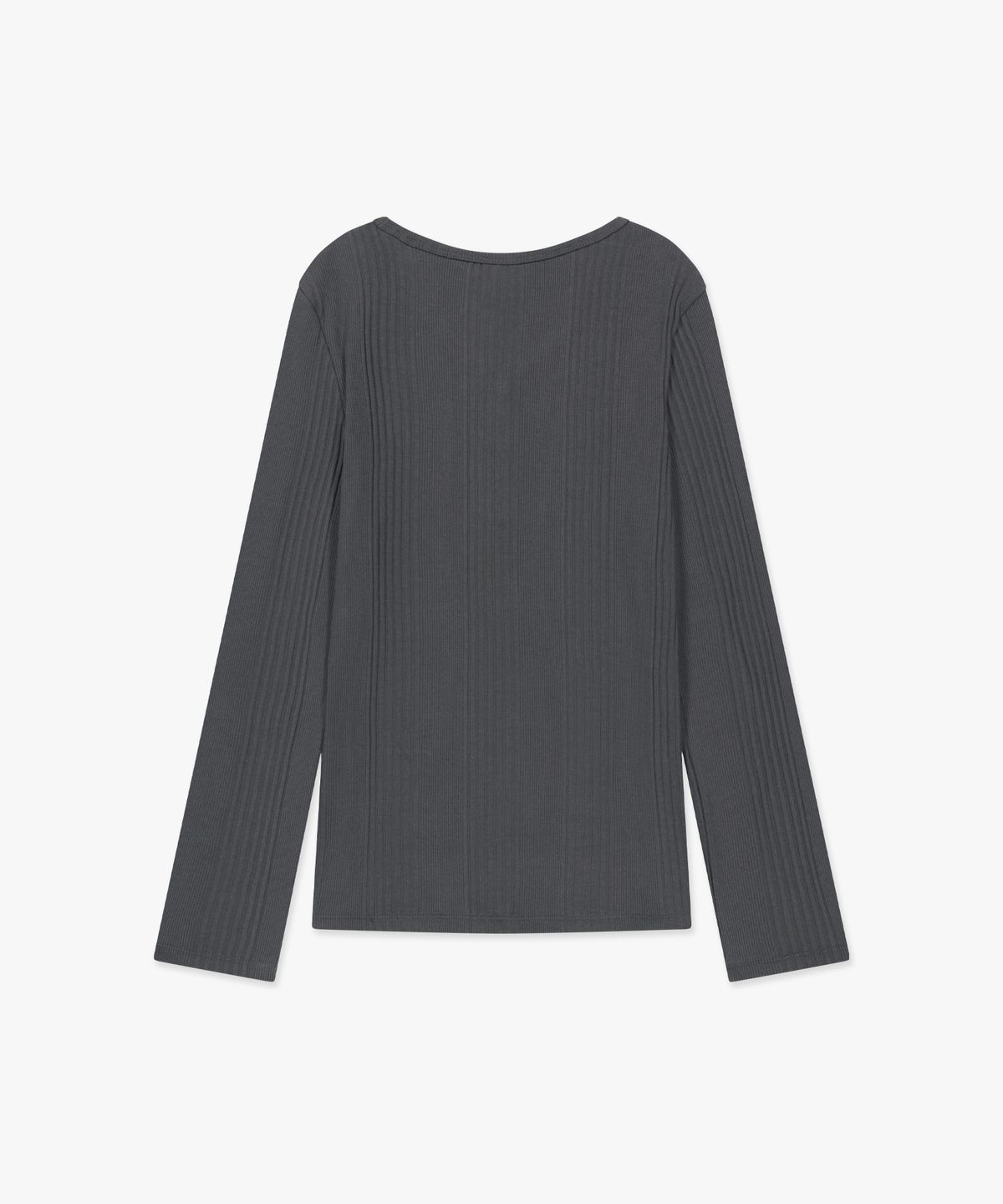 엘엠씨(LMC) WM GOTHIC LAYERED HENLEY NECK LONG SLV TEE charcoal