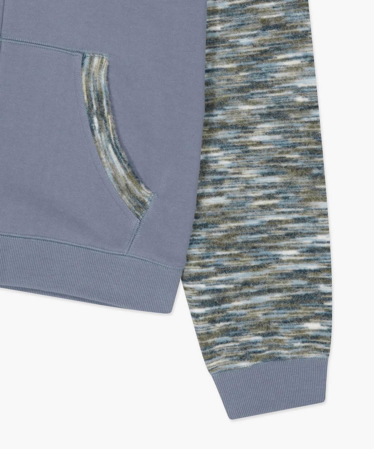 엘엠씨(LMC) WM COLOR BLOCK RAGLAN ZIP UP HOODIE light blue