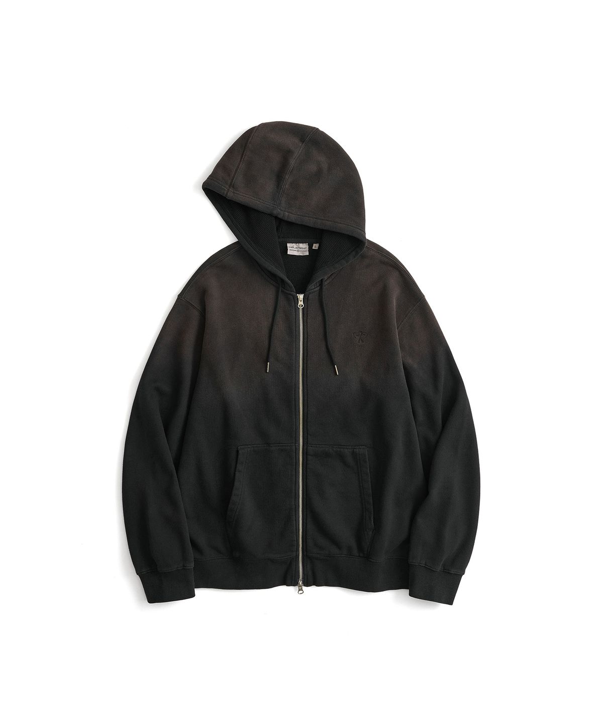 힐리먼트(HELEMENT) 더스크 워시드 후드집업 (BLACK)