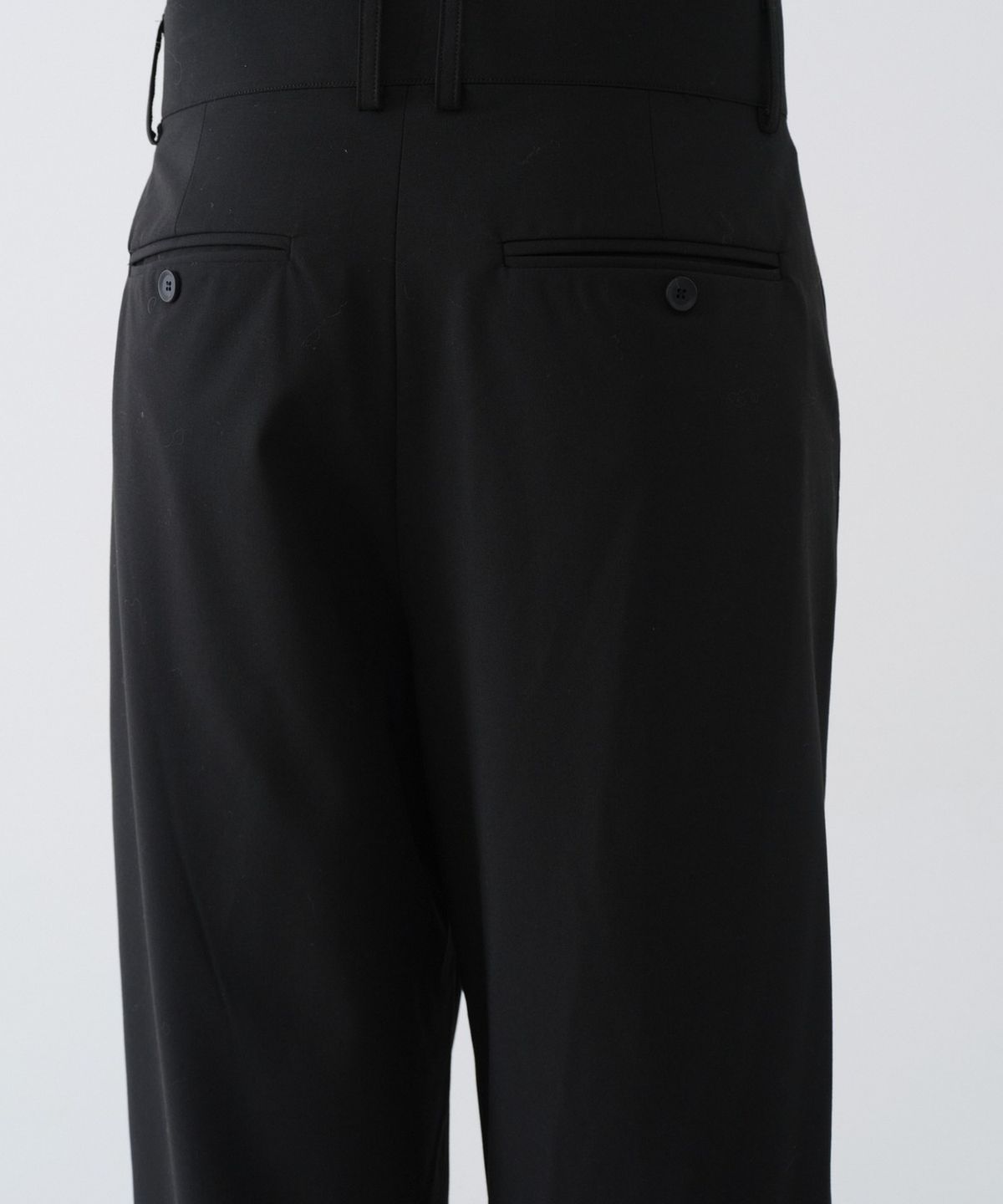 센토르(CENTAUR.KR) WOOL PINTUCK WIDE SLACKS_BLACK