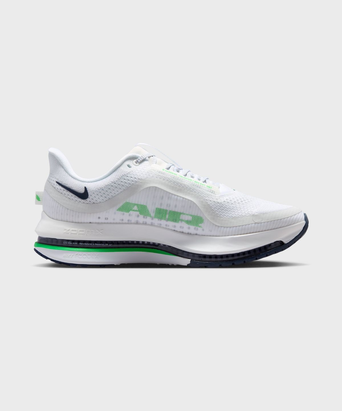 나이키(NIKE) 페가수스 프리미엄 M - 화이트:미드나이트 네이비:그린 스파크 / HQ2592-110
