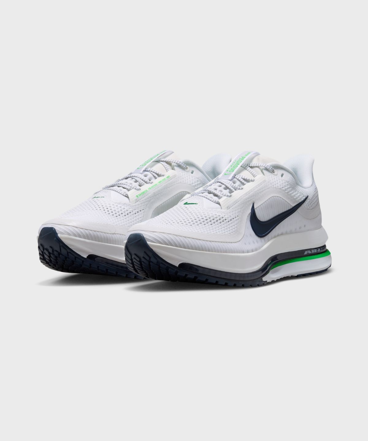 나이키(NIKE) 페가수스 프리미엄 M - 화이트:미드나이트 네이비:그린 스파크 / HQ2592-110