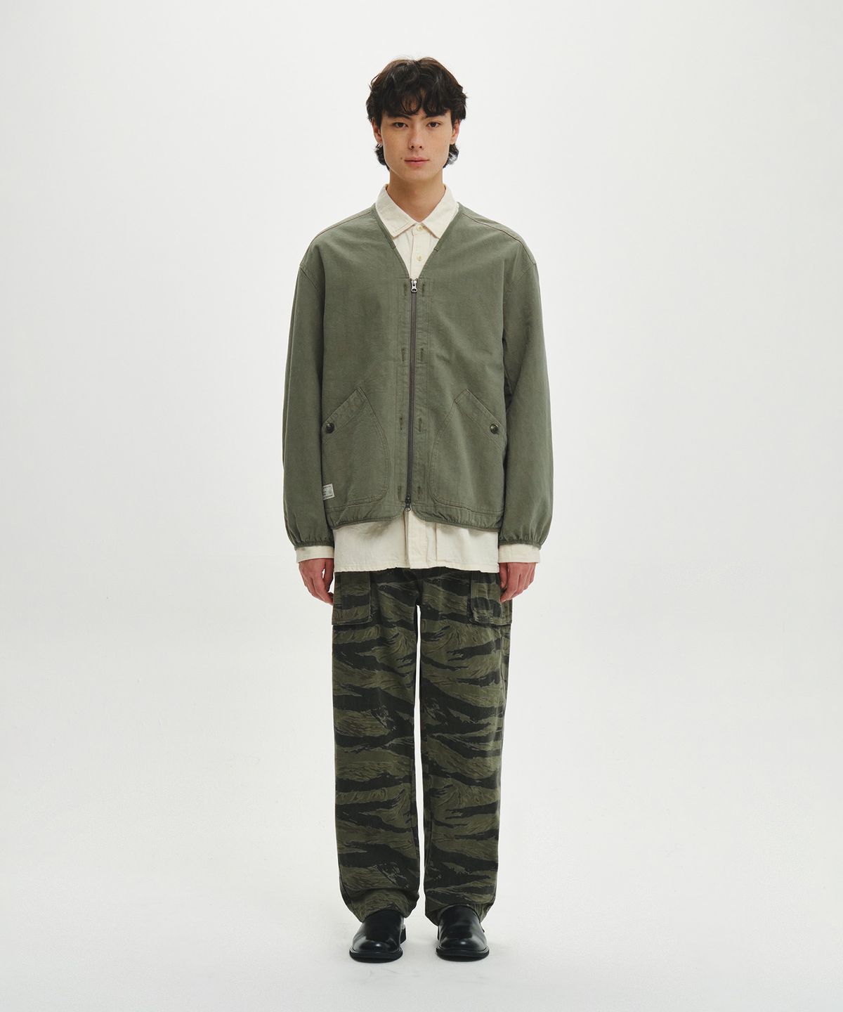 힐리먼트(HELEMENT) 워시드 릿지 자켓 (KHAKI)