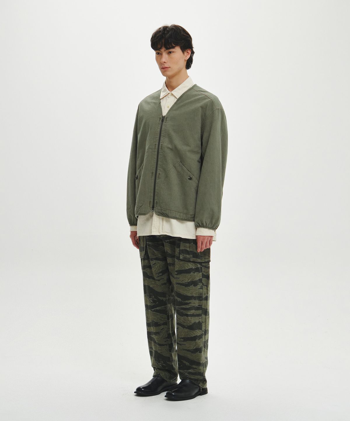 힐리먼트(HELEMENT) 워시드 릿지 자켓 (KHAKI)