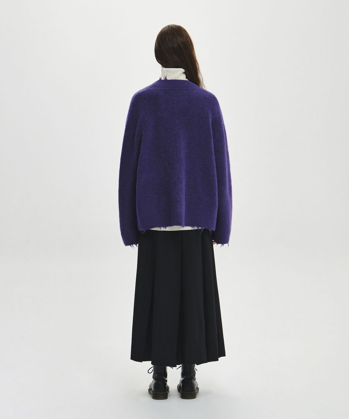 힐리먼트(HELEMENT) 여성 빈티지 카모 가디건 (PURPLE)
