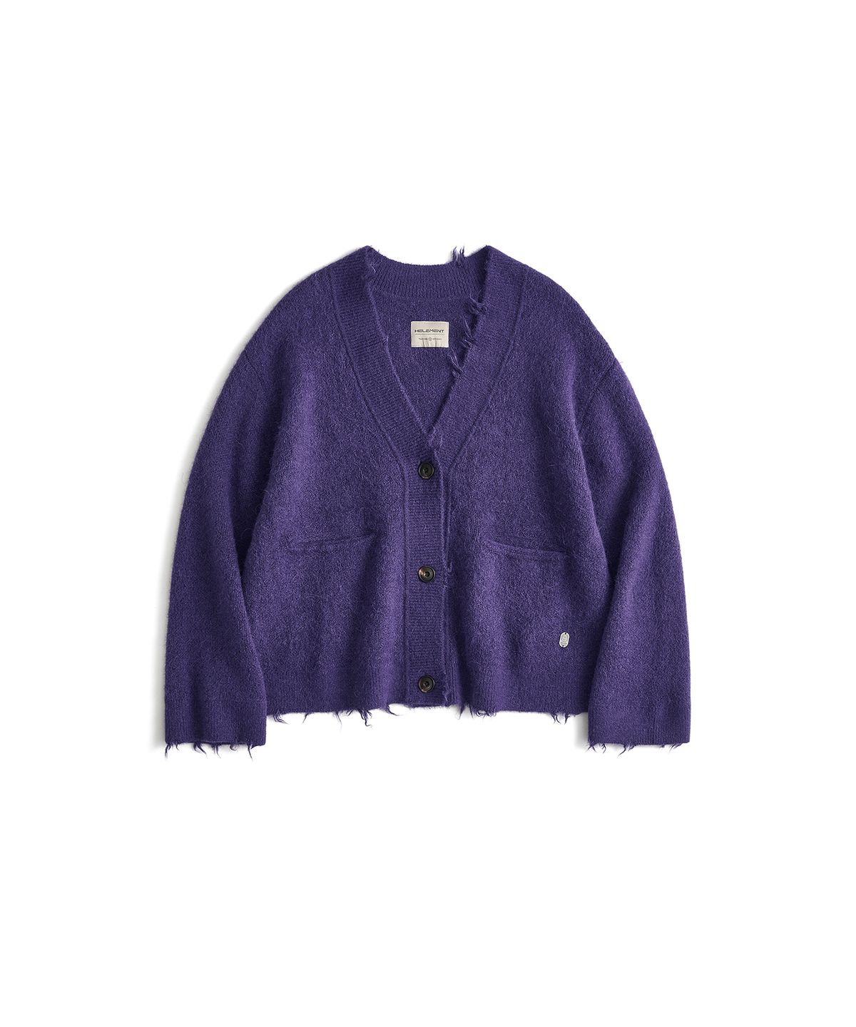 힐리먼트(HELEMENT) 여성 빈티지 카모 가디건 (PURPLE)