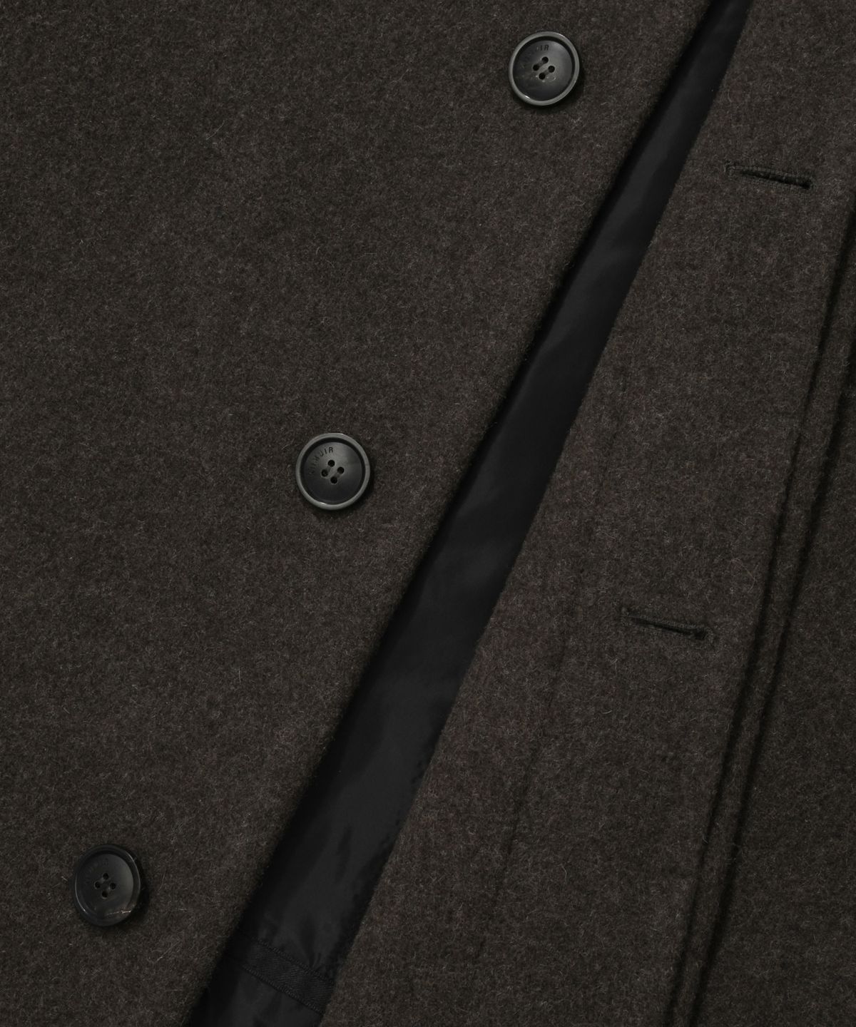키뮤어(KIIMUIR) [Drape Wool] 캐시미어블렌드 세미오버핏 발마칸 코트_브라운