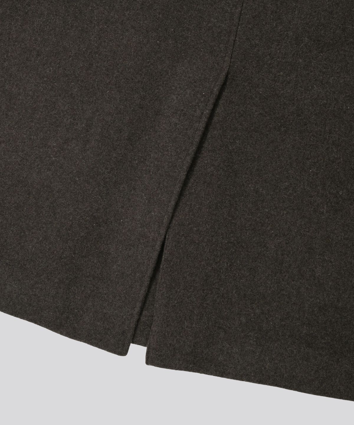 키뮤어(KIIMUIR) [Drape Wool] 캐시미어블렌드 세미오버핏 발마칸 코트_브라운