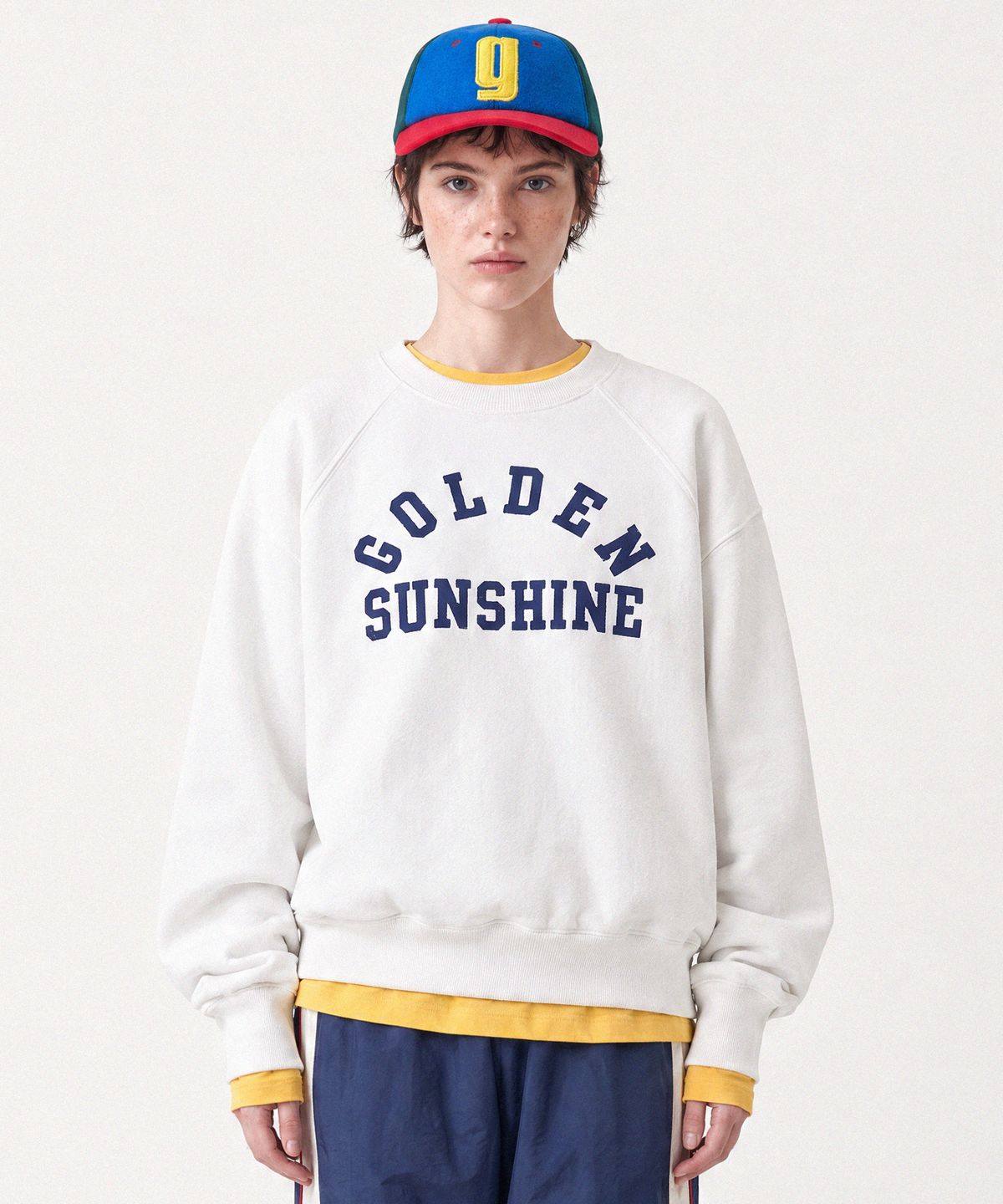 골든선샤인(GOLDEN SUNSHINE) SOFT RAGLAN SWEATSHIRTS_Ivory