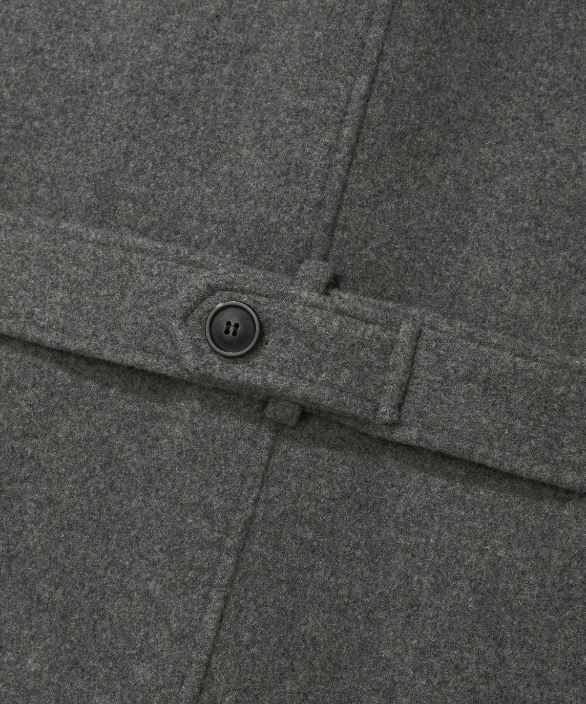 키뮤어(KIIMUIR) [Drape Wool] (우먼) 캐시미어블렌드 세미오버핏 발마칸 로브코트_그레이
