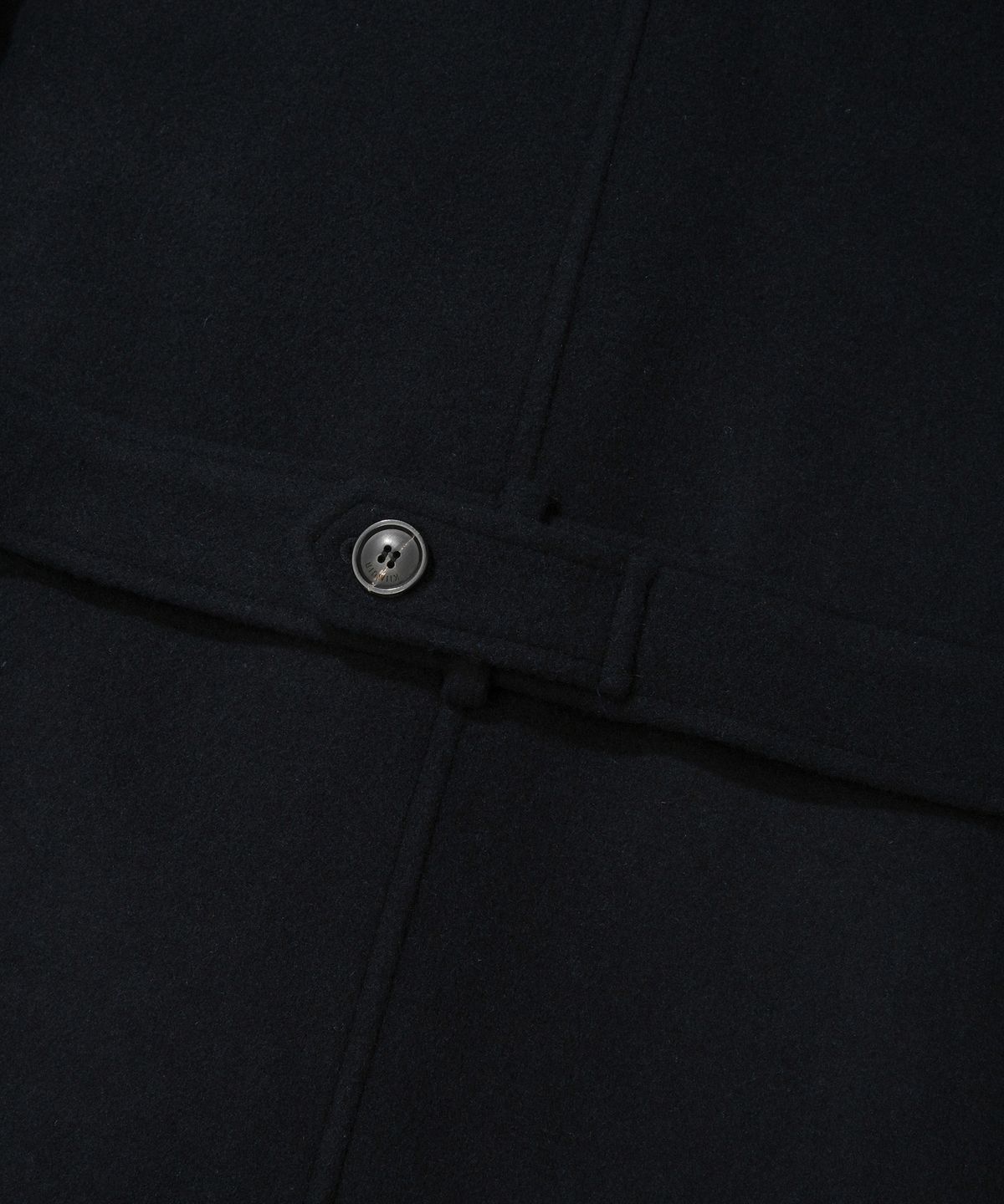 키뮤어(KIIMUIR) [Drape Wool] (우먼) 캐시미어블렌드 세미오버핏 발마칸 로브코트_네이비