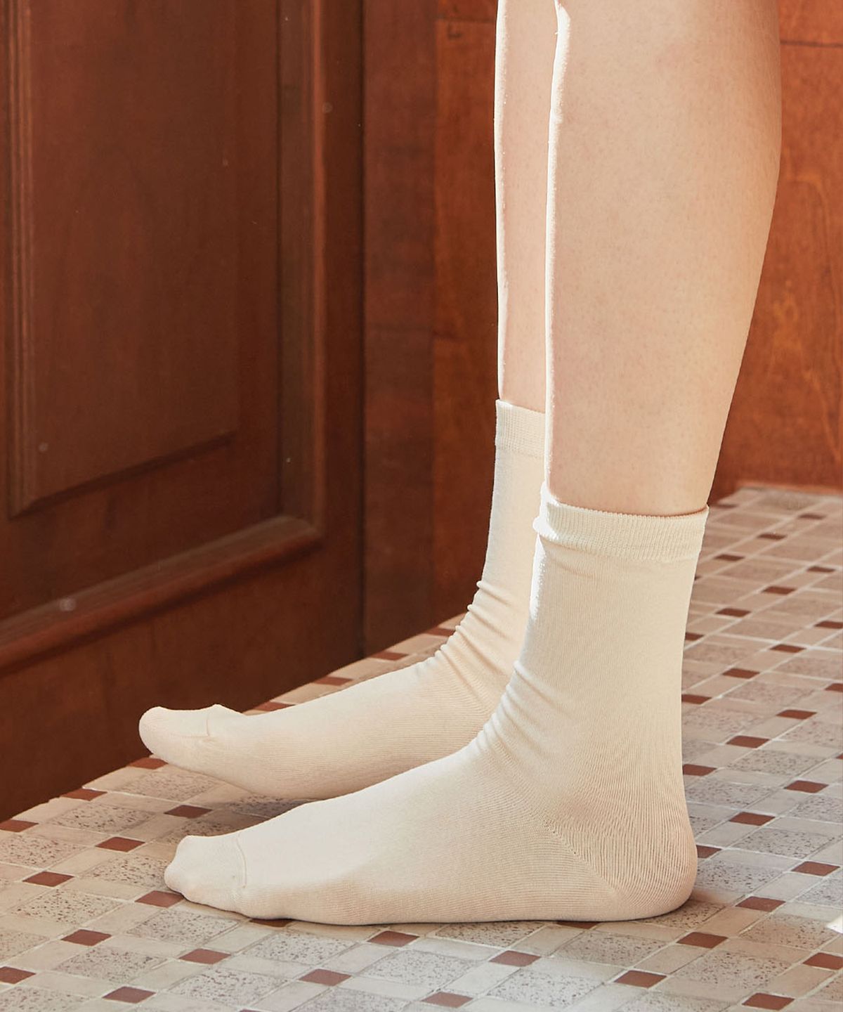 삭스타즈(SOCKSTAZ) STB022 STANDARD Woman 실켓 플레인 무지 양말 (8 Colors)