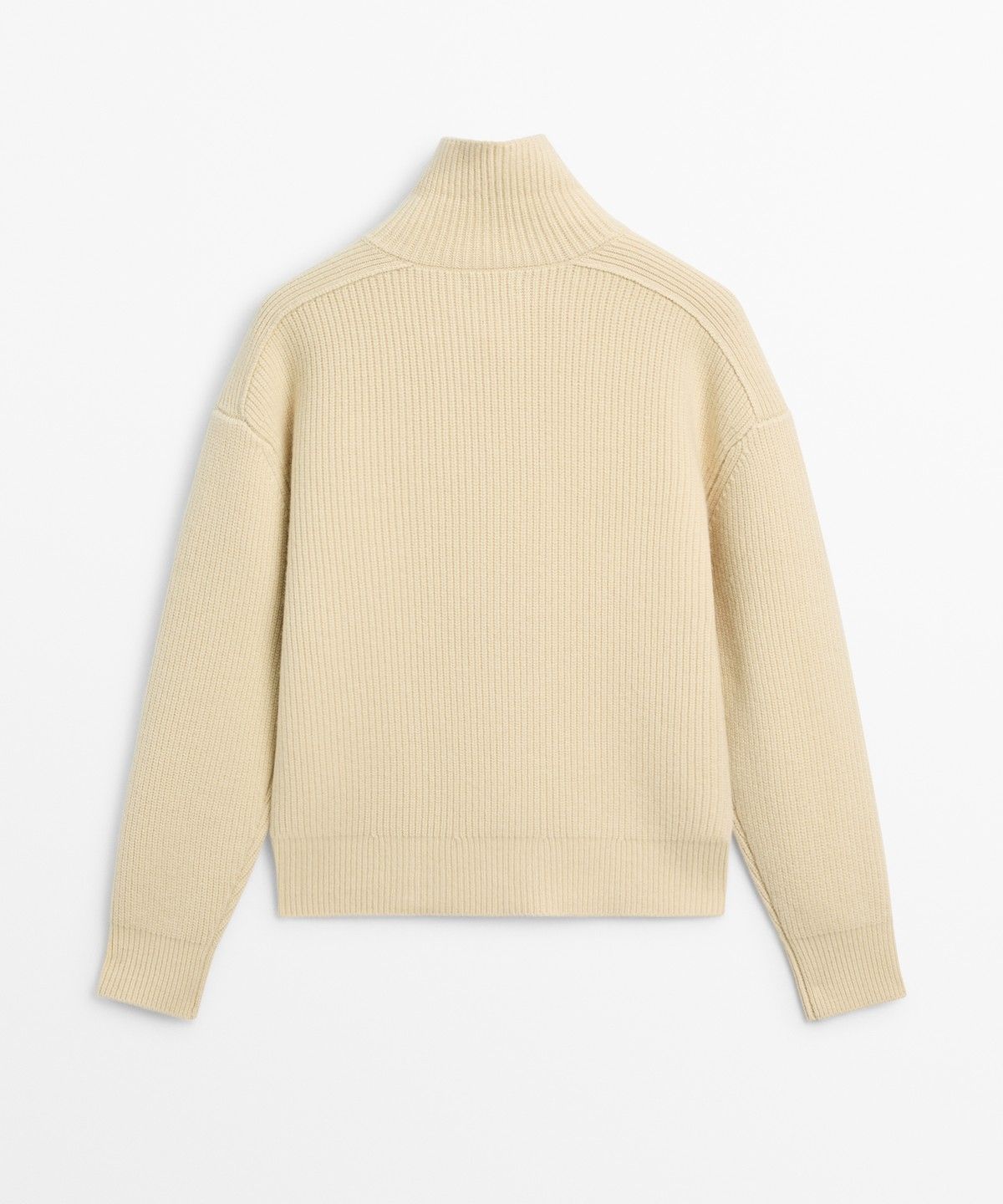 마시모두띠(MASSIMO DUTTI) 버튼 디테일 100% 울 니트 가디건
