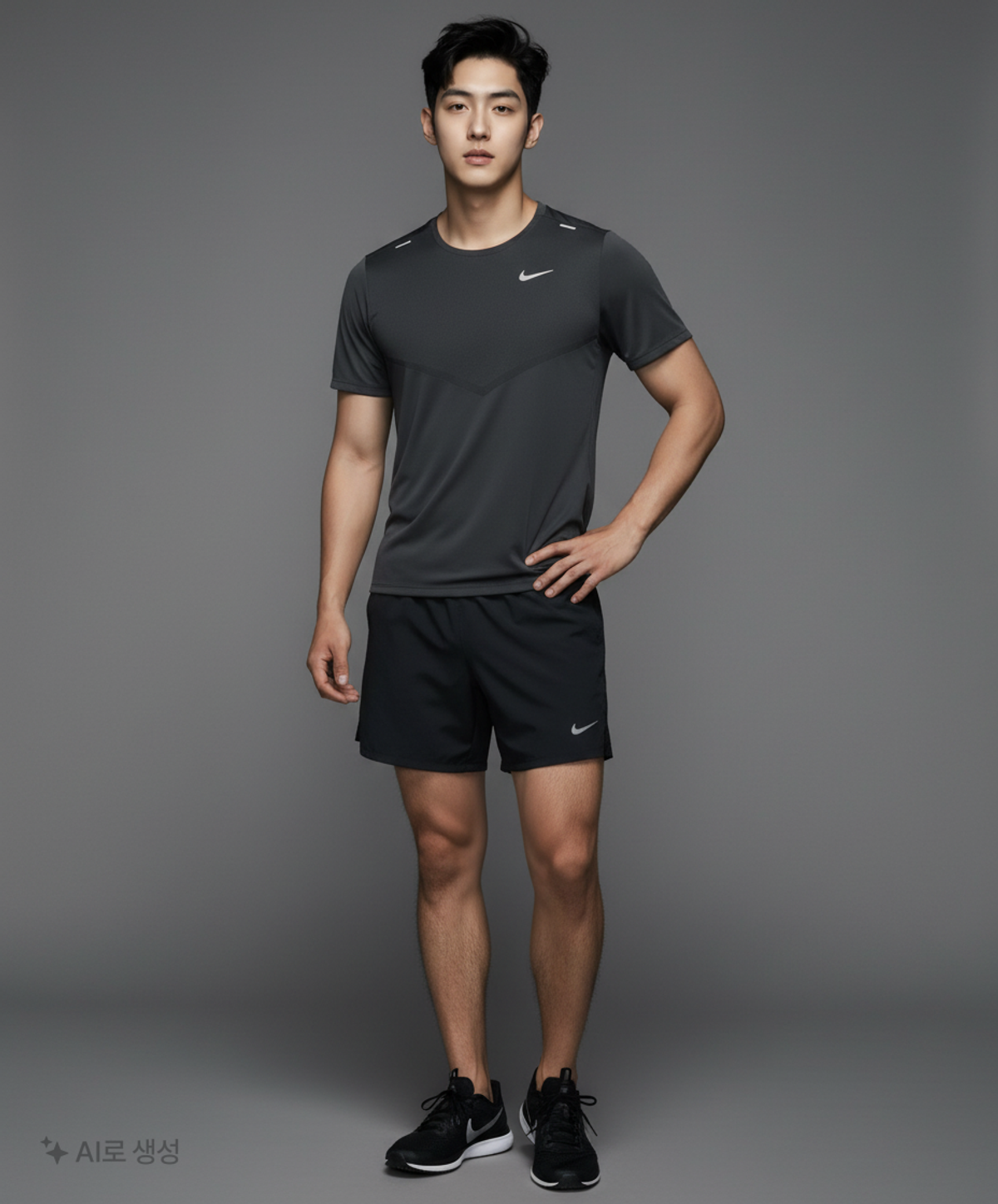 나이키(NIKE) 드라이 핏 라이즈 365 반소매 러닝 탑 M - 블랙 / CZ9185-013 M