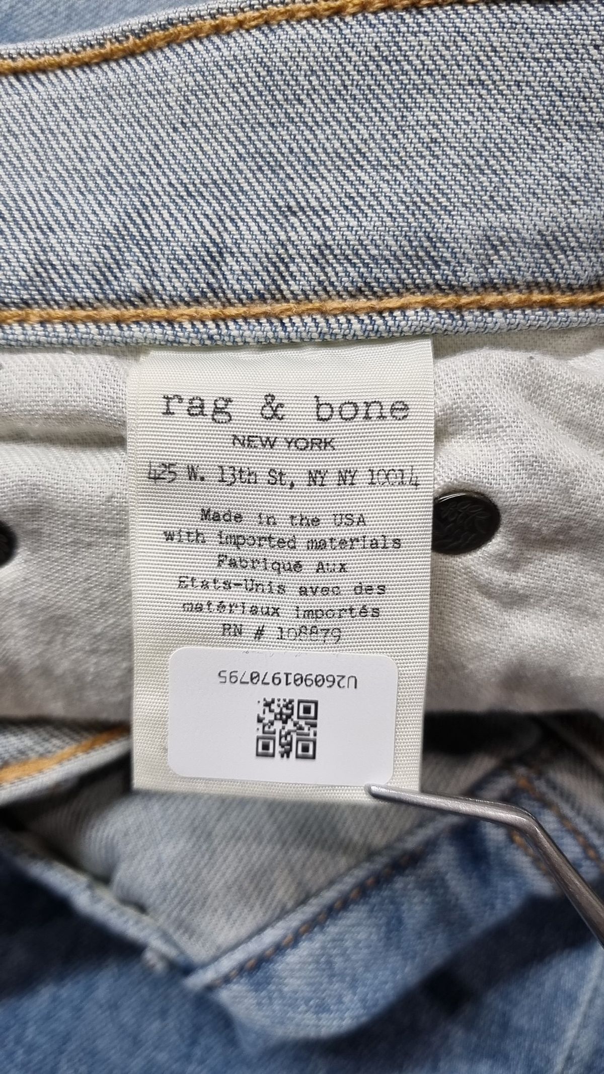 랙앤본(RAG & BONE) 청/데님 팬츠 28