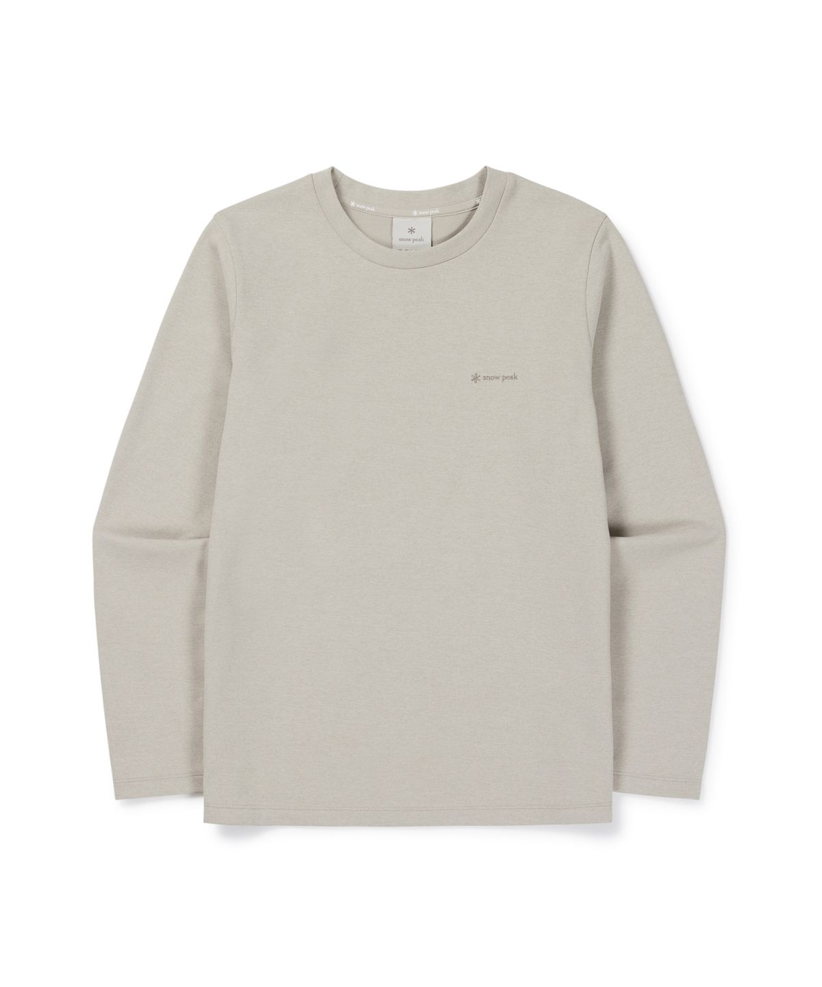 스노우피크 어패럴(SNOWPEAK APPAREL) 퀵드라이 여성 긴팔 티셔츠 (S26FWFTL15) Light Beige