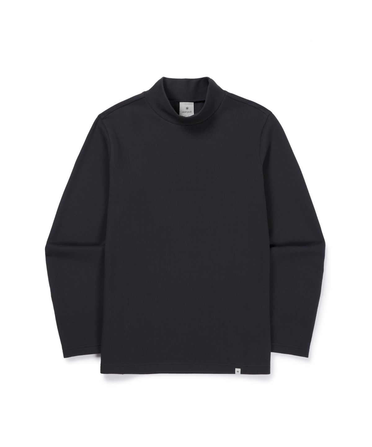 스노우피크 어패럴(SNOWPEAK APPAREL) 골지 모크넥 긴팔 티셔츠 (S26FMFTL32) Charcoal