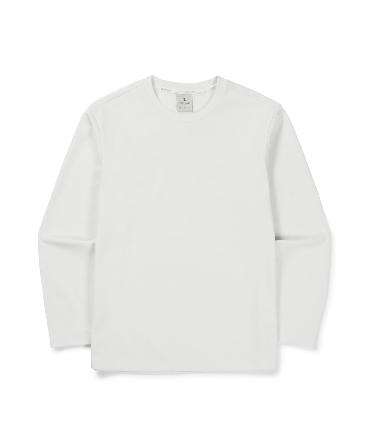 스노우피크 어패럴(SNOWPEAK APPAREL) 퀵드라이 긴팔 티셔츠 (S26FMFTL14) Off White