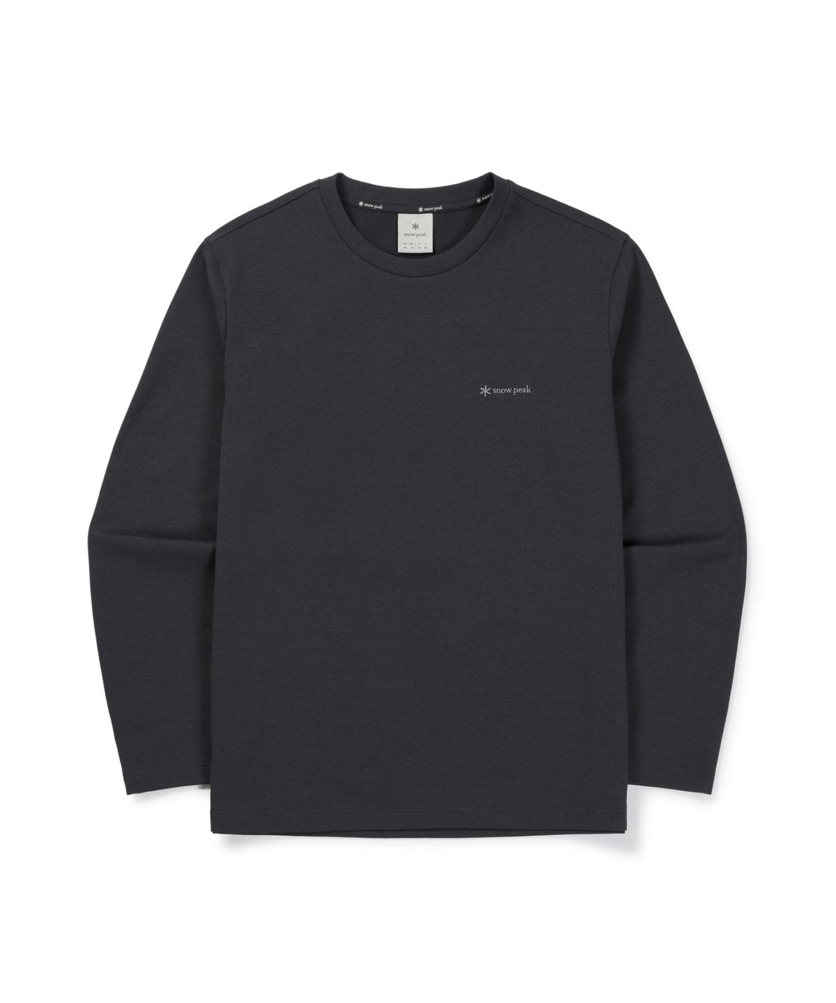 스노우피크 어패럴(SNOWPEAK APPAREL) 퀵드라이 긴팔 티셔츠 (S26FMFTL14) Charcoal