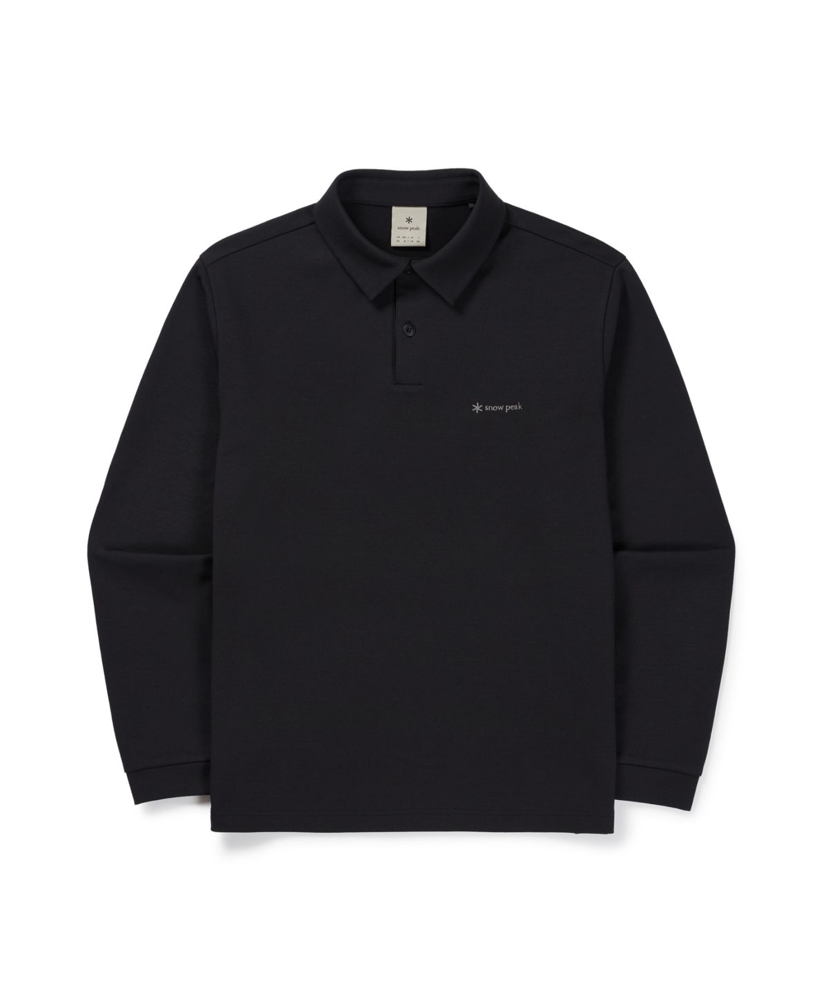 스노우피크 어패럴(SNOWPEAK APPAREL) 퀵드라이 폴로 긴팔 티셔츠 (S26FMFPS10) Black